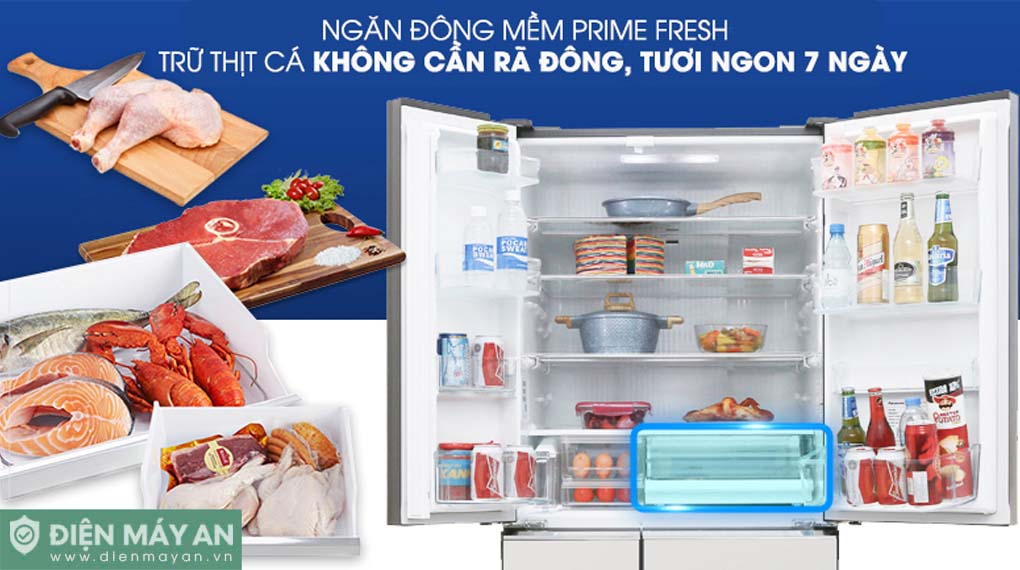 Tủ lạnh Panasonic Inverter 491 lít Multi Door NR-F503GT-X2
